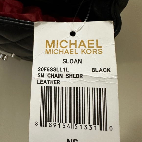 Michael Kors Black Sloan Quilted Crossbody Bag - Picture 10 of 10